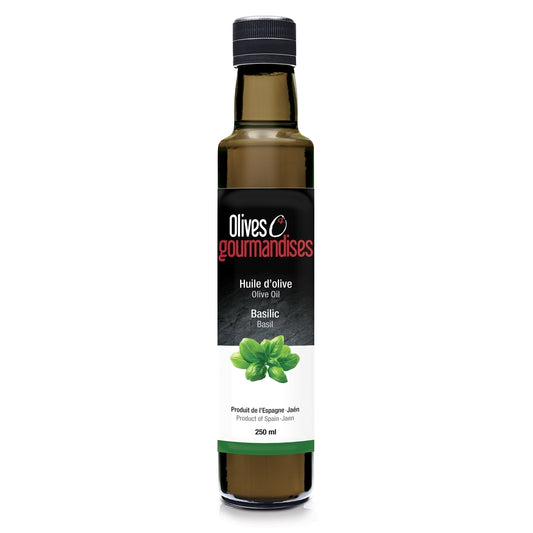 Huile d'olive - basilic - 250 ml